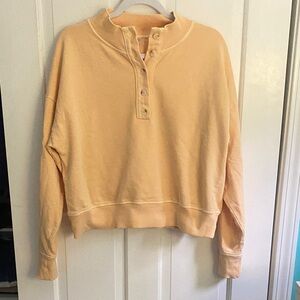 Calia Women's Peach Button-Up sweatshirt